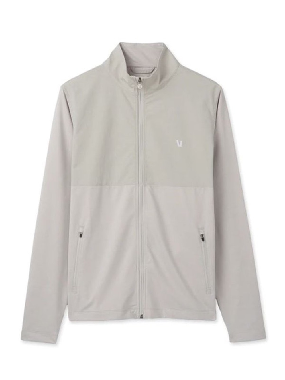 Vuori Sunday Element Track Jacket Light Gray XXL